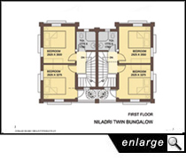 Niladri Twin First Floor Plan